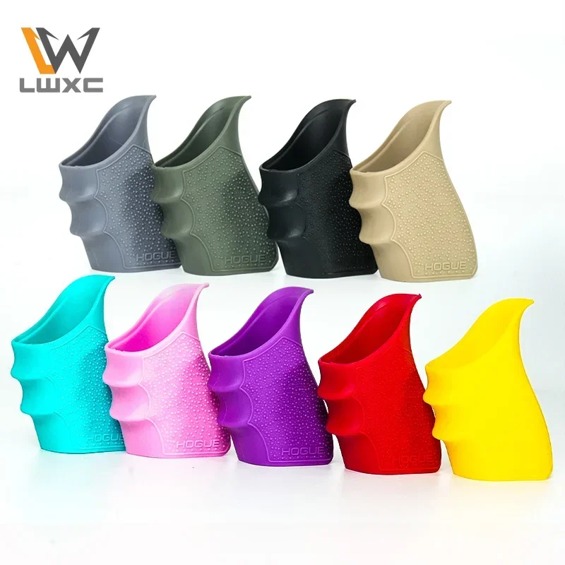 Tactical 1Pcs New Style Grip Sleeve Anti-Slip Rubber Cover Glock G17 G18 G34 G47 Grip Cover For Handguard Shooting Accessories