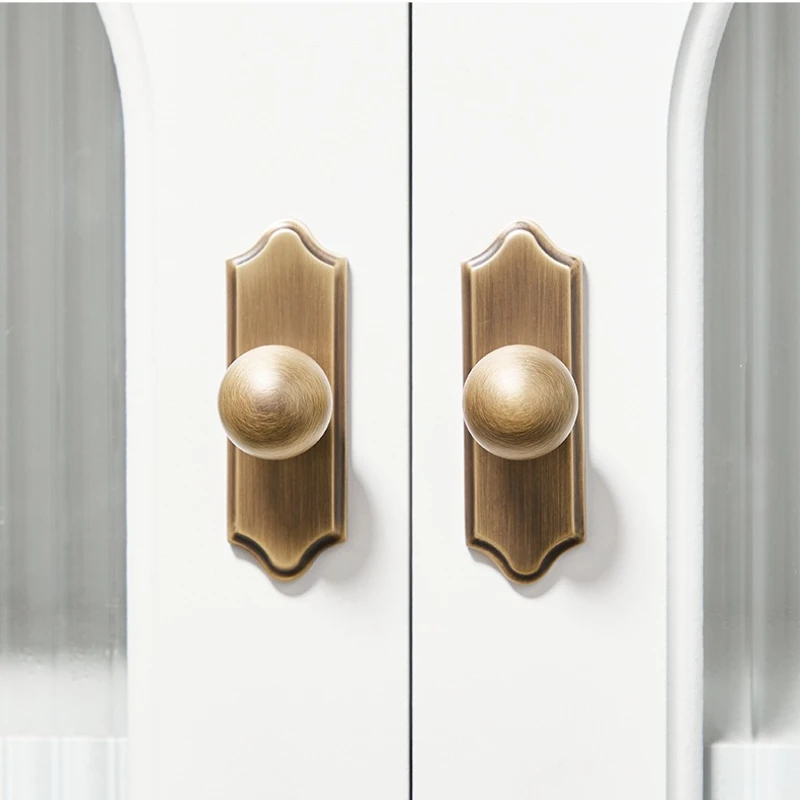 

Nordic Solid Brass Knobs for Furniture Luxury Handles for Cabinets and Drawers Hardware Fitting Dresser Shoe Cabinets Pulls
