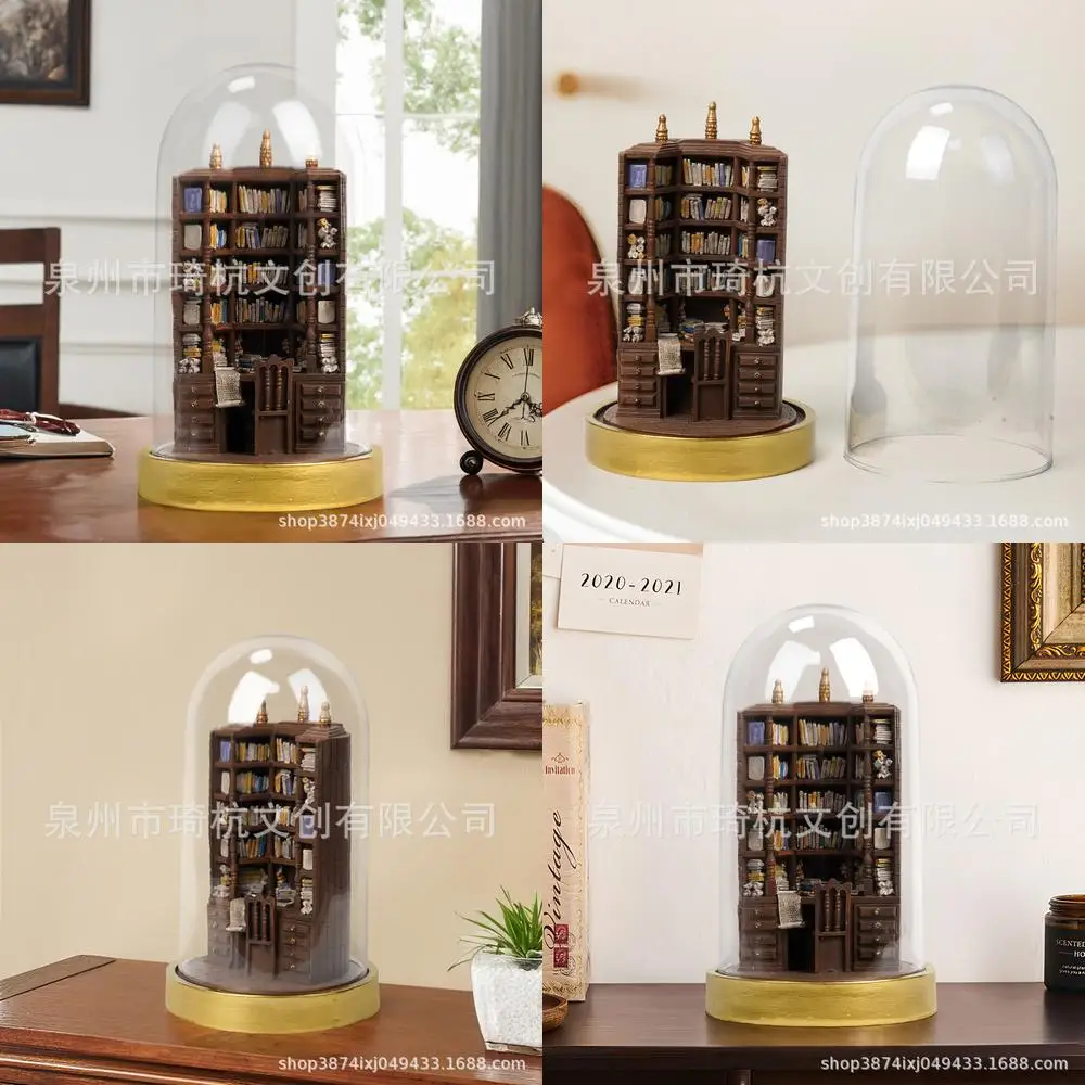 The bay library Miniature Bookcase Bookshelf Decorative Home Decoration New Arrival Cross Border