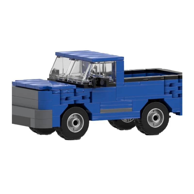 247 Parts Hot Selling MOC Exquisite Blue City Truck Modular Building Blocks Model Kids Education DIY Assembly Toy Festival Gift