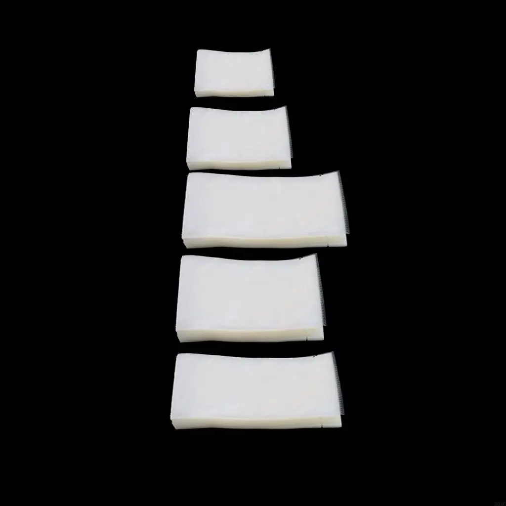 A0NC 100pcs 음식 진공 가방 저장 실러 실러 공간 포장 상업용 음식 절약 5 크기