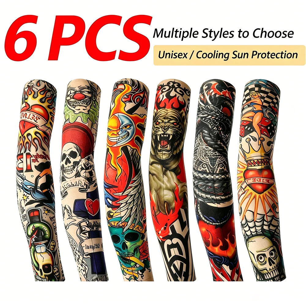 6-pcs-mangas-de-braco-para-tatuagem-com-protecao-uv-e-efeito-refrescante-em-seda-gelada-para-ciclismo-e-conducao-ao-ar-livre-masculino-e-feminino