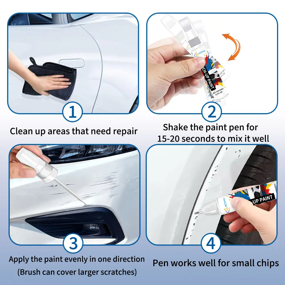 Car Scratch Repair Pen Touch Up Paint Pen Auto Body Paint Remover for Deep Scratches Chip Fixer for FIAT PANDA 1980-2025 141 169