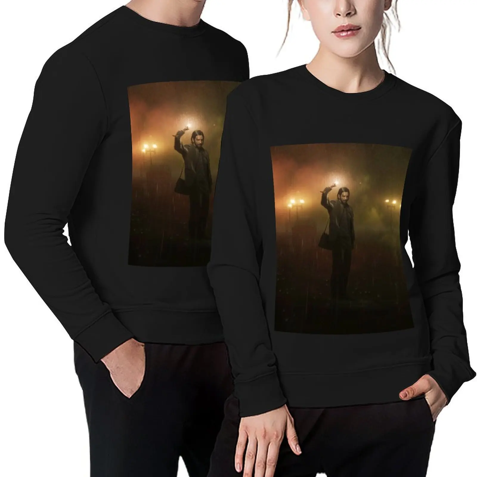 

alan wake 2 game, alan wake ii artwork Pullover men clothing graphic t shirts men autumn new products oversize sweatshirts