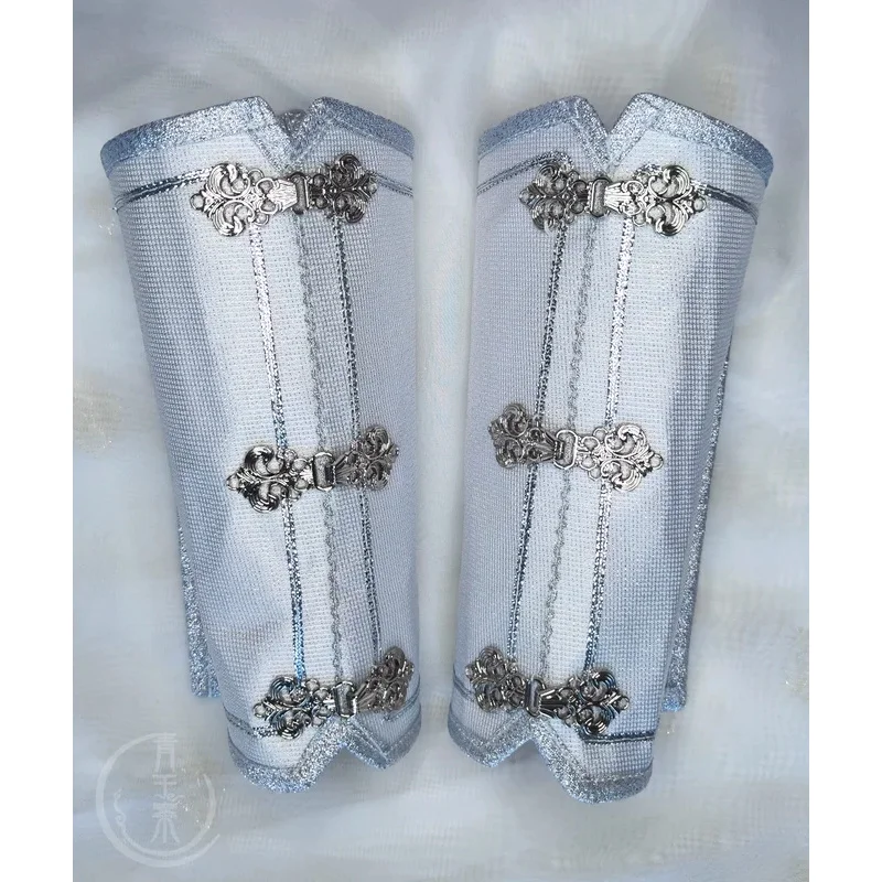 DY20アニメ Er Haと彼の白猫マスターChu Wanning TGCF Xie Lian白い服Mo Dao Zu Shiハロウィン漢服コスプレ衣装2