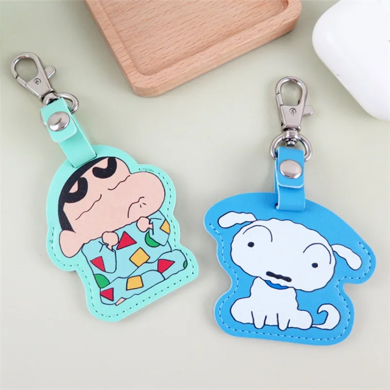 

Anime Crayon ShinChans Door Card Protection Cover Keychain Cute Cartoon Pendant Hanging Decoration Elevator Sensing Card Cover