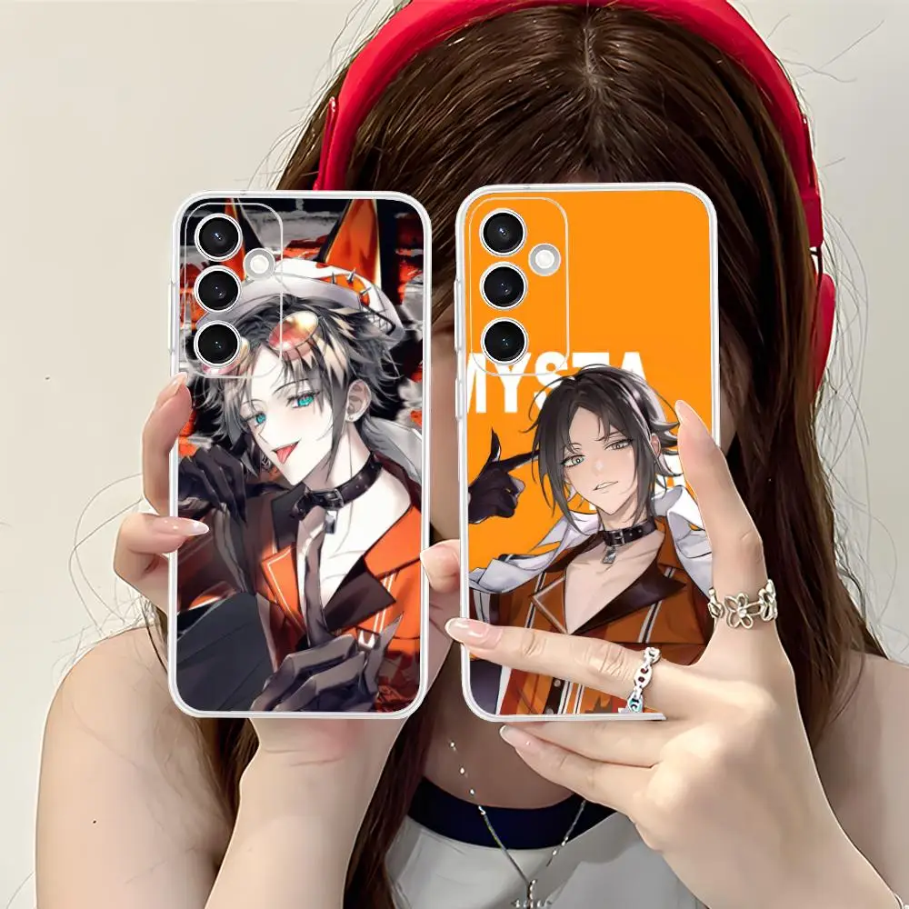 Anime Mysta Rias Mobile Phone Case for Samsung Galaxy S25 S24 S23 S22 S21Plus FE Ultra Clear Colorful Cover Smartphone Pretty