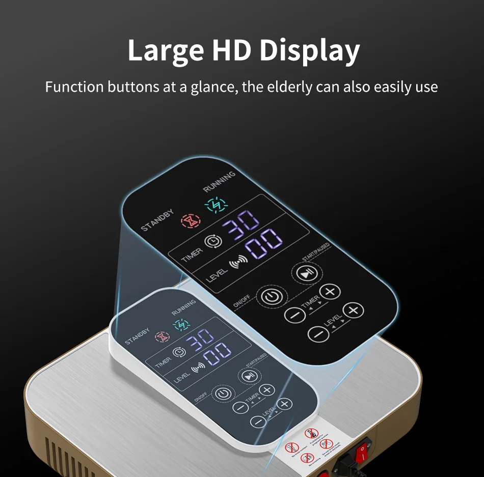 Timing Control Stainless Steel Terahertz Energy Instrument for Foot Tera Massage Vibration Dehumidification Health Care
