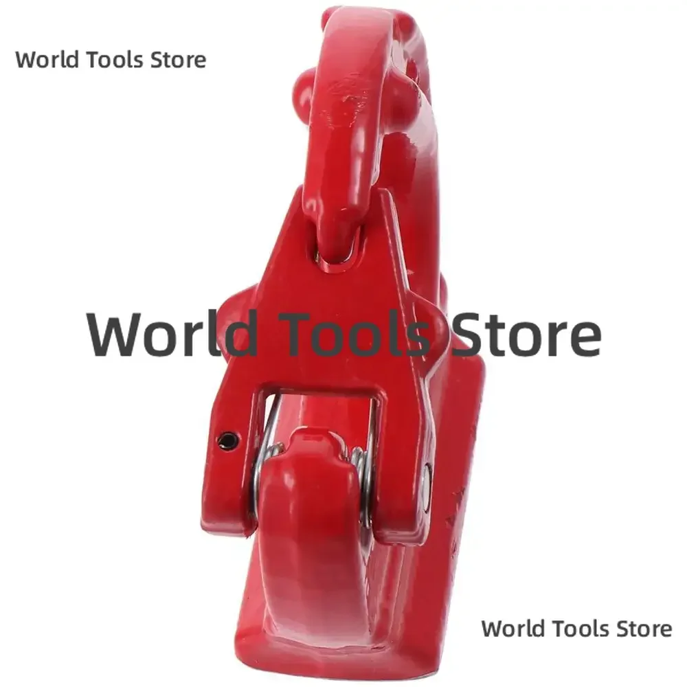 2T 4400LBS G80 Alloy Steel Weld On Lifting Hook Forged Red Coated Heavy Duty Latch Anchor Hook