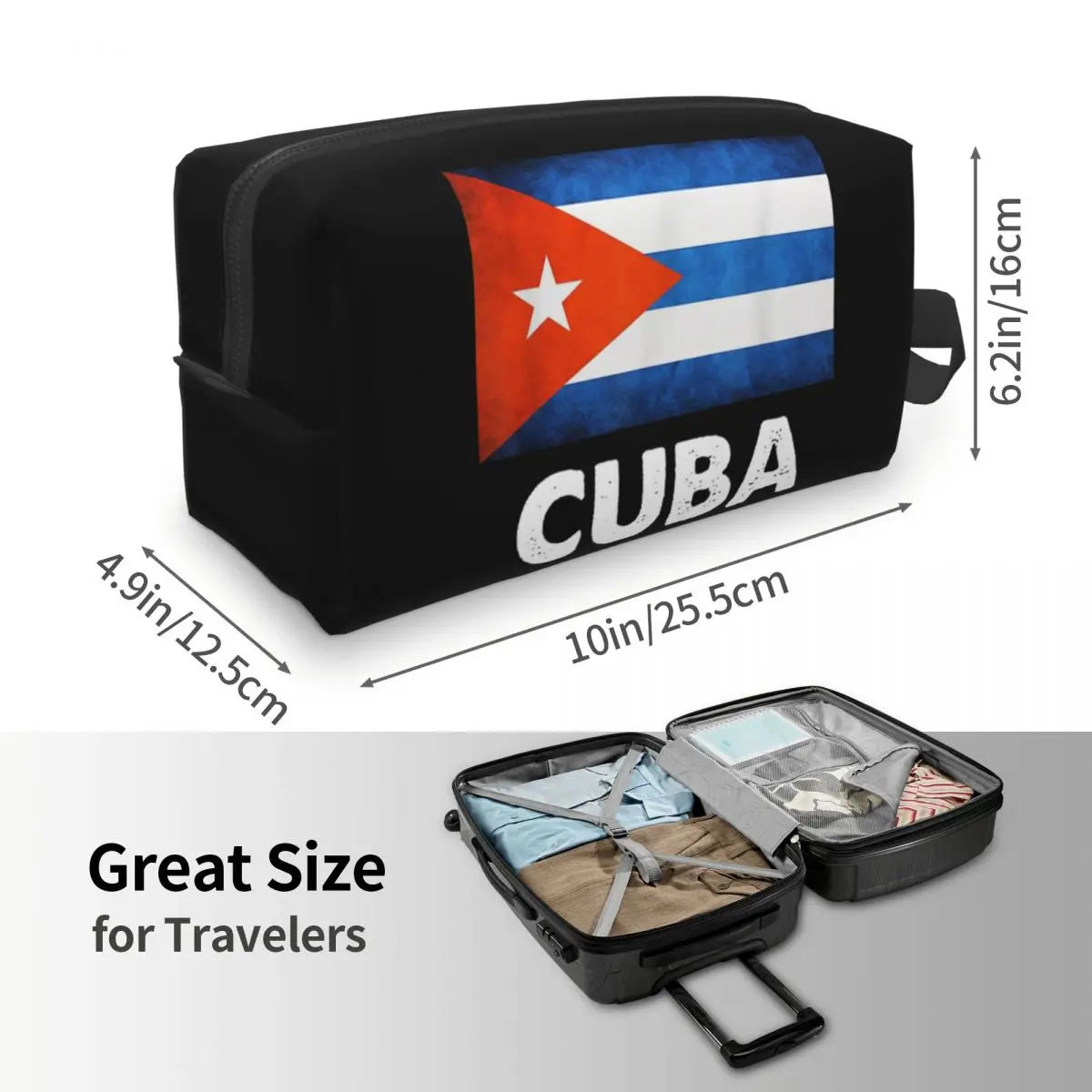 Cuban Cuba Country Flag Pencil Case for Boy Girl Pen Box Pencil Bag Stationery Supplies Women Cosmetic Bag
