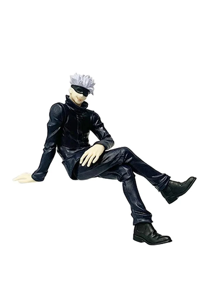 Nowa figurka anime Jujutsu Kaisen, siedzący Satoru Gojo, kolekcjonerski model, figurki akcji z PVC, dekoracja anime, zabawki, prezenty — zdjęcie 2
