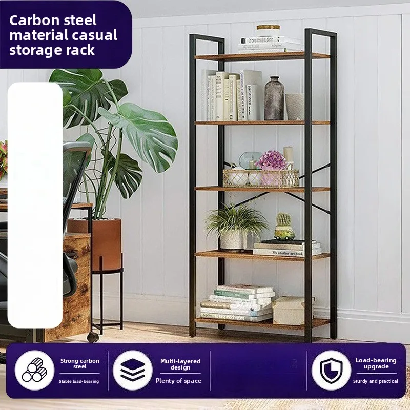 Five Tier Storage Rack Living Room Study Office Divider Kitchen Organizer Bookshelf Plant Stand Balcony Plantenplanken Furniture