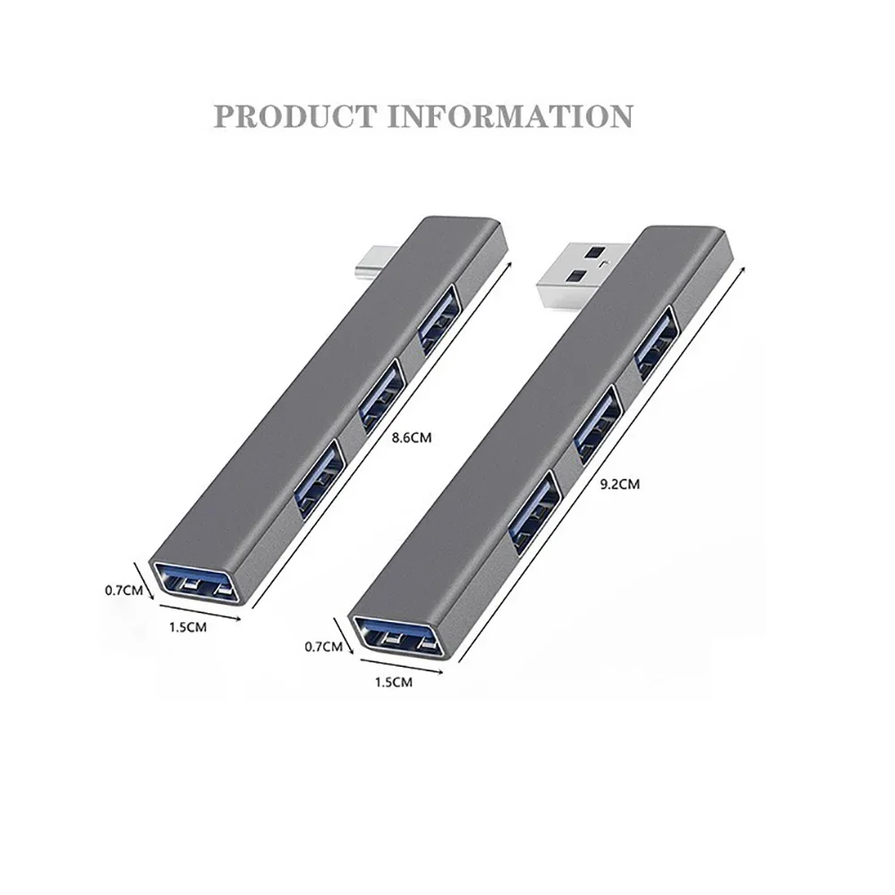 Multi USB Splitter OTG Adapter USB C HUB 3.0 Type C 3.1 for Xiaomi Lenovo Macbook Pro 13 15 Air Pro Computer Accessories view 4