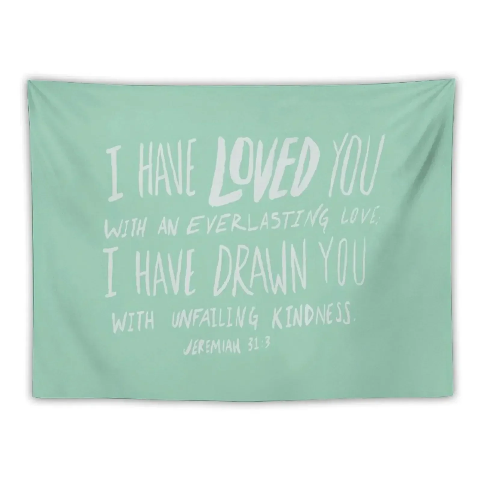 Everlasting Love x Mint Tapestry Aesthetic Room Decor Korean Decorations For Your Bedroom Carpet Wall Tapestry