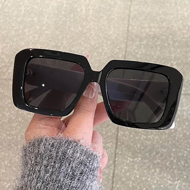 European American Style Sunglasses Women Square Shape Anti-glare Outdoor Sun Glasses Vintage Retro Hiking Female Sun Glass