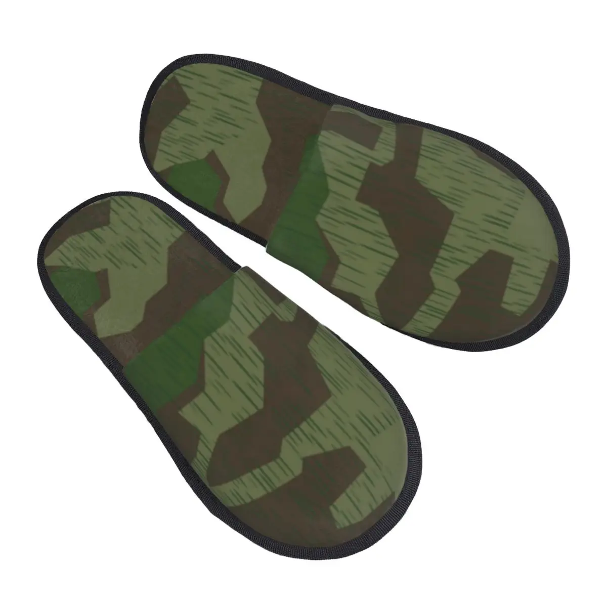 

German Camoflage House Slippers Women Soft Memory Foam Camo Slip On Hotel Slipper Shoes