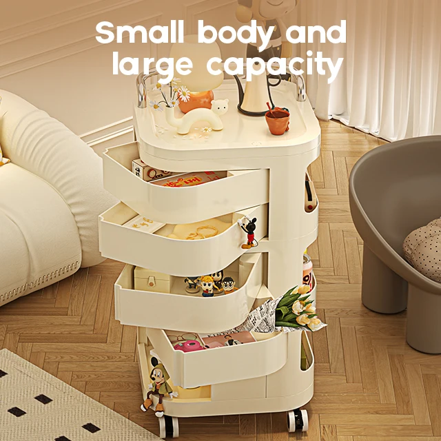 High Quality Multi-Functional Rotating Locker Unique European Large-Capacity Three-Tier Storage Container Square Made Plastic