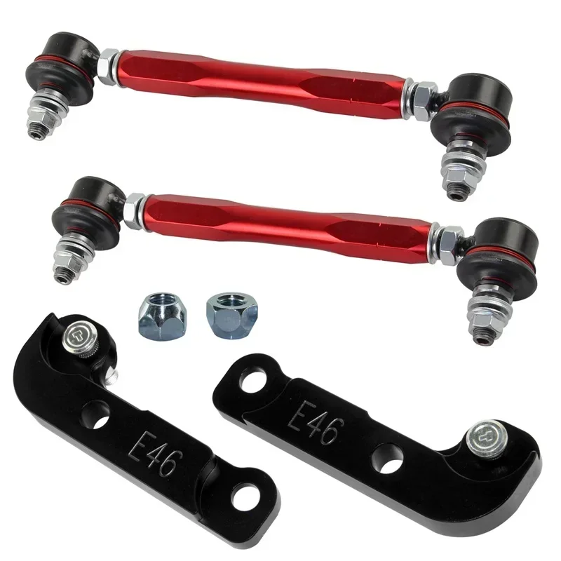 

Tuning Drift turn angles 25%-30% + Sway Bar Drop Links Kit Fits For BMW E46 98-06 Black/Red/Blue/Silver