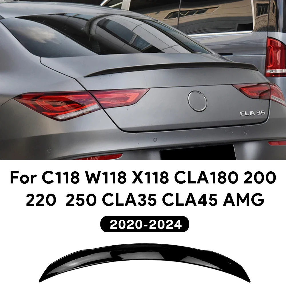 

Car Rear Boot Trunk Spoiler Wing Bodykit for Mercedes Benz CLA Class C118 W118 X118 CLA180 200 220 250 CLA35 CLA45 AMG 2020-2024