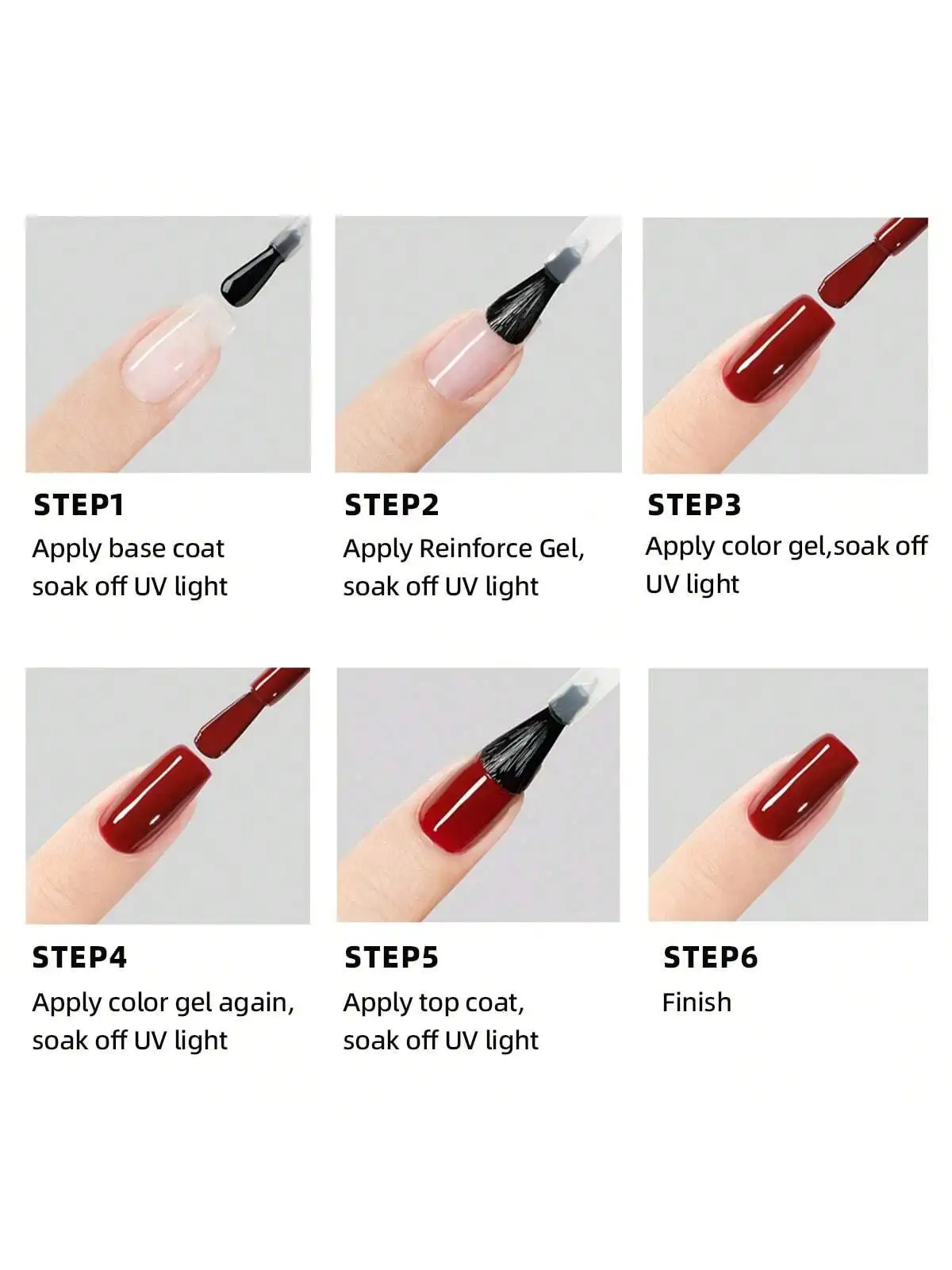 XEIJAYI 1Pc 15ml Reinforce Gel Nail Gel Multifunctional Clear Gel Nail Polish Nail Strengthener Gel Nail Extension Hard Gel Buil