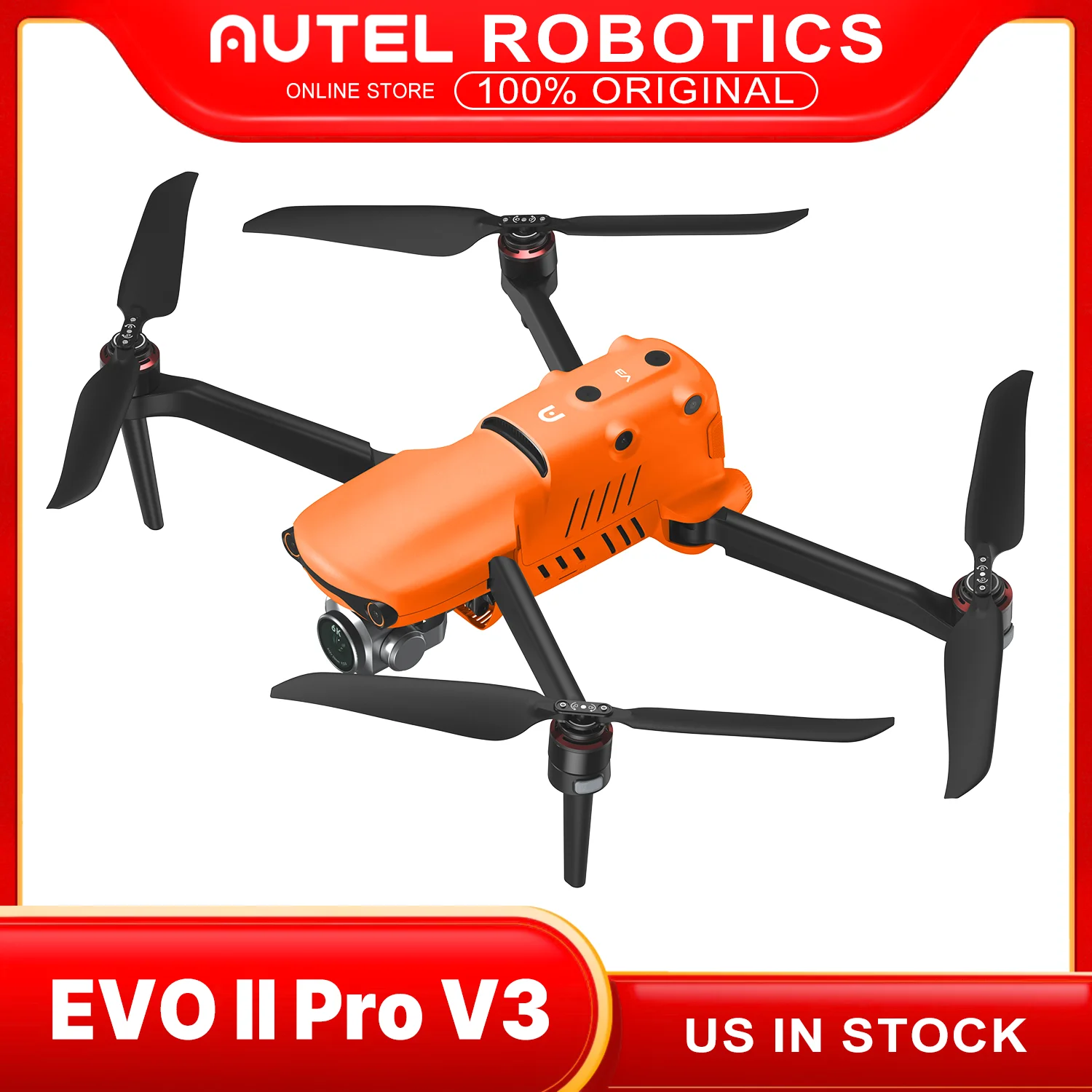 

Autel Robotics EVO II Pro V3 Camera Drone Son-y 1" CMOS Sensor & 6K HDR Video Drone 12-Bit DNG with 6.4" Smart Controller SE