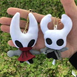 Game Hollow Knight Plush Keychain Cosplay Anime Accessories Key Chain Pendant Cartoon Badge