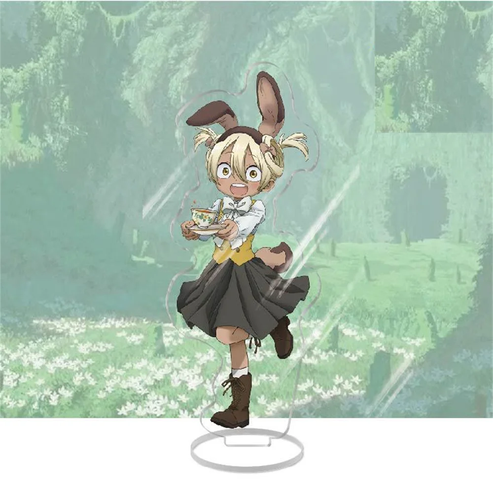 15CM Charm Anime Made in Abyss Acrylic Stand Keychain Model Cosplay Characters Ornament Accessories Collection Gifts