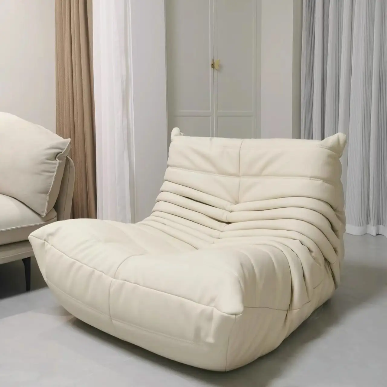 الإنترنت المشاهير كاتربيلر أريكة استرخاء واحدة الاستلقاء شرفة كرسي الترفيه يمكن الاستلقاء النوم توغو الحديثة بسيطة غرفة المعيشة #3