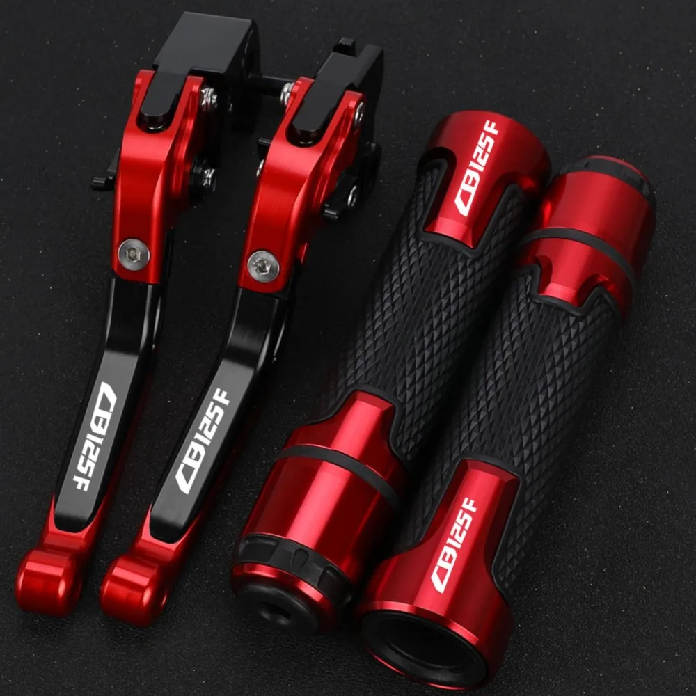 

2023 Motorcycle CNC Aluminum Accessory Adjustable Clutch Brake Lever Handlebar Grips Ends For HONDA CB125F CB 125F CB125 F 2016