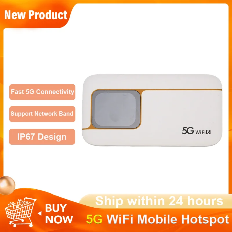 

Мобильная точка доступа поддерживает 16 устройств Мобильная точка доступа 5G 2,01-дюймовый слот для SIM-карты USB C WiFi 6 для рабочих мест