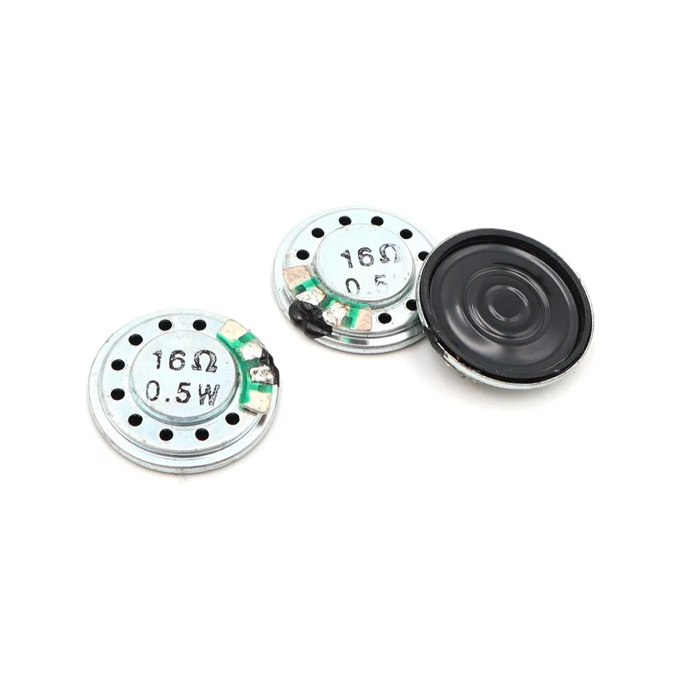 

20PCS diameter 20MM inner magnet shell 16 ohms 0.5W environmentally friendly ultra-thin speaker speaker