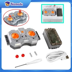 MOULD KING 6.0 Fast Speed Charging Powered Module 6 Channel APP Linear Motor Remote Control for Building Blocks PF MOC Car Truck