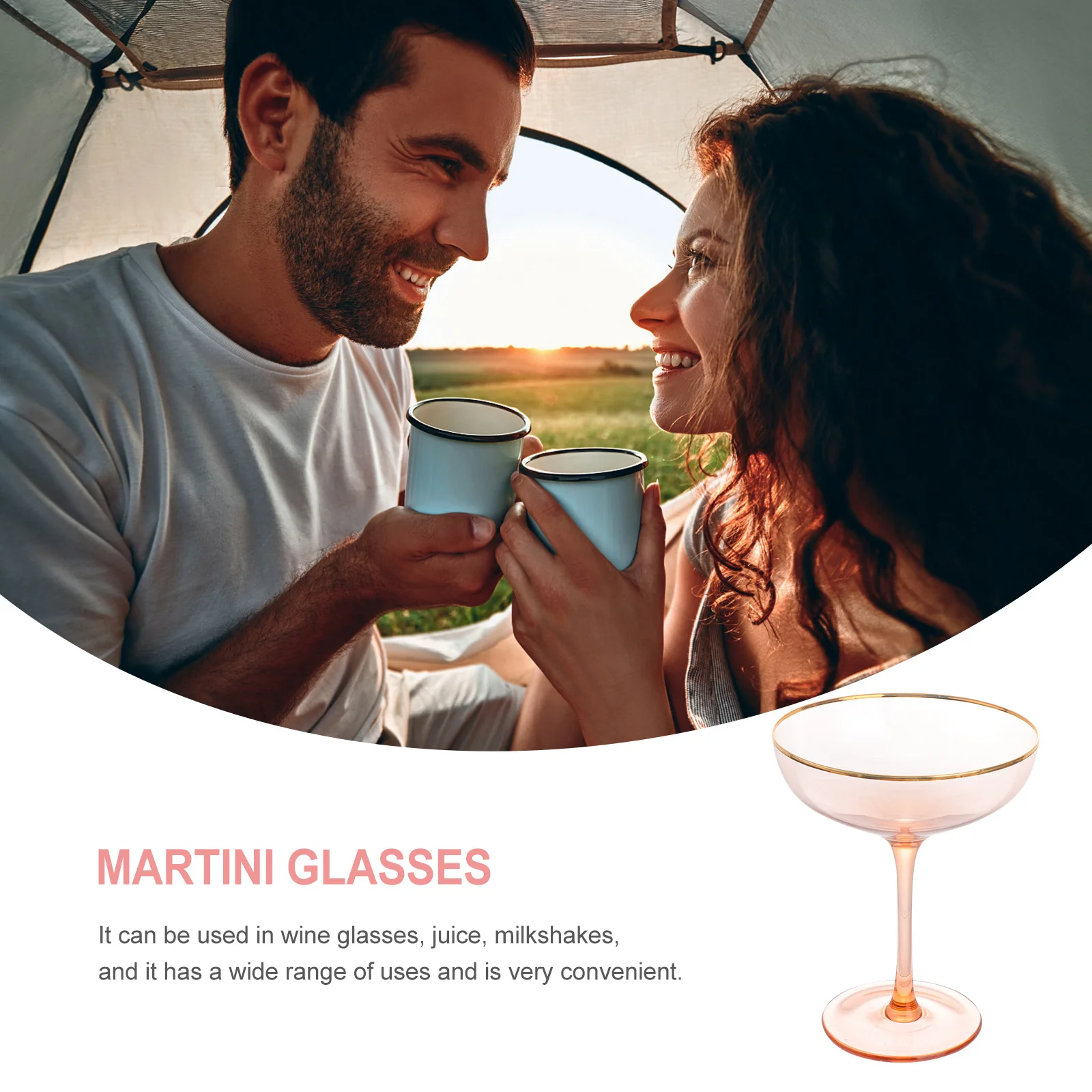 

Creative Cocktail Glass Pink 1Pcs Premium Material Design for Home Party Drinking Cup Cocktail Glass Mojito Glasses