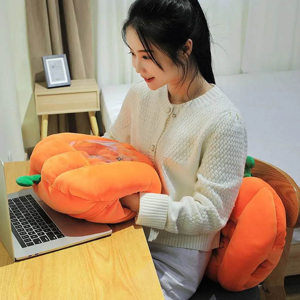 

Visible Pumpkin Pillow Cartoon Cute Decoration Hugging Sleep Pillow Small Stuffed Pumpkin Room Decor Halloween Holiday Gift