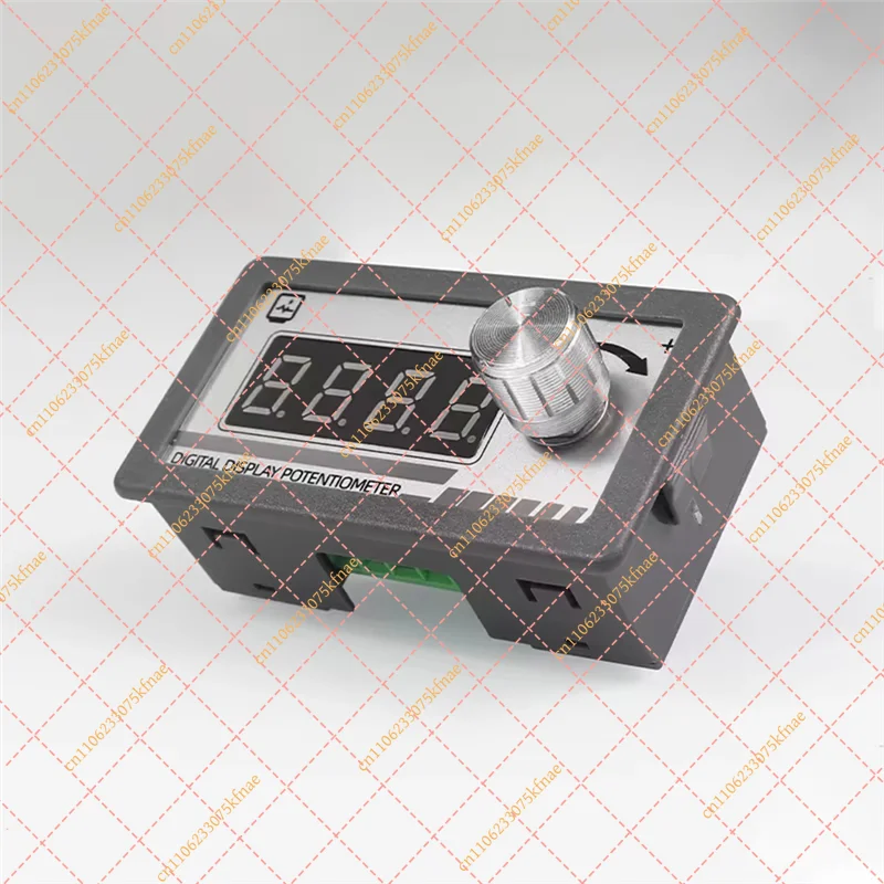 Digital Display Potentiometer, 10KΩ Variable Resistor Signal Simulator for Inverter Speed Controller