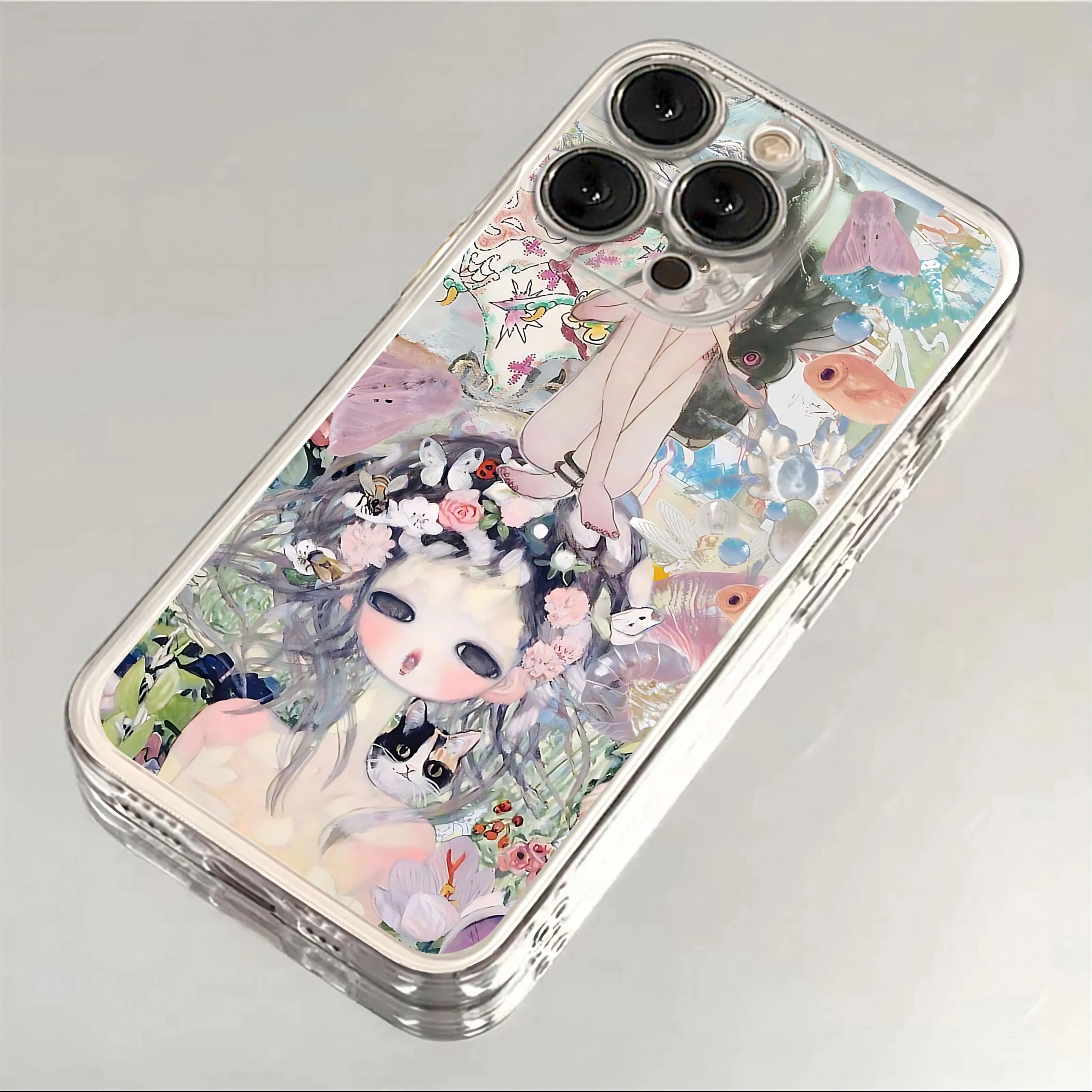 Aya Takano Clear Case For Samsung A73 A72 A71 A55 A52 A51 A50 A35 A33 A32 A31 A30 A24 A23 A22 A13 A12 A05 5G Luxury Cover