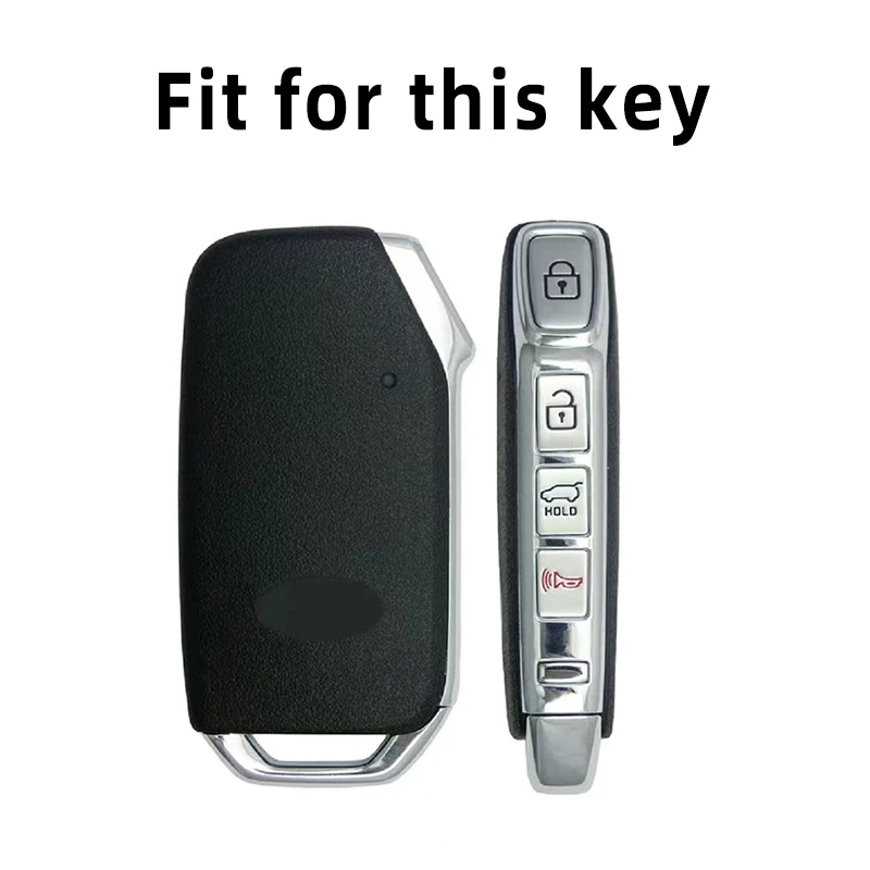 For Kia Sportage 2023 Kia Ray Sorento Soul Telluride Cerato 2020 K5 K8 2022 4Buttons TPU Car Key Case Cover Shell Fob Holder