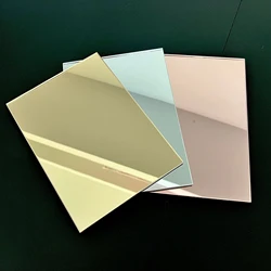 Gold/Silver Mirror Acrylic Plexiglass Sheets Plexi Glass for Signs,DIY Display Projects,Crafts,Wedding Sign,Photography Board
