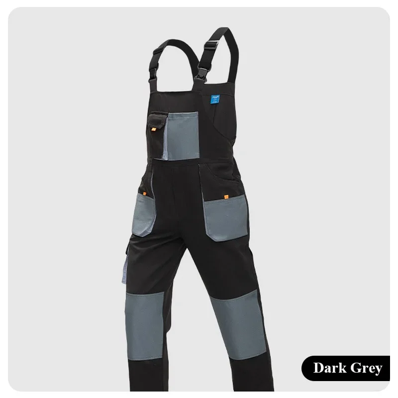 Men Women Overalls Big Pocket Work Clothing Color Multi-pocket Factory Clothing Labor Protection Overalls