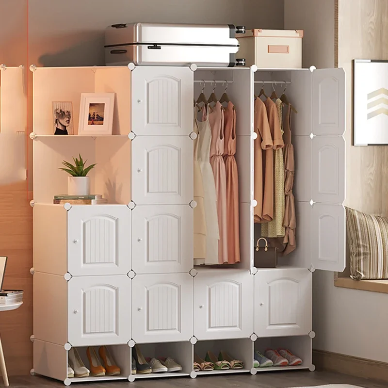 الحد الأدنى خزانة غرفة المعيشة الحديثة الشمال خزانة بسيطة خزانة الطفل الخارجي وحدات الاطفال البلاستيك Armario أثاث المنزل