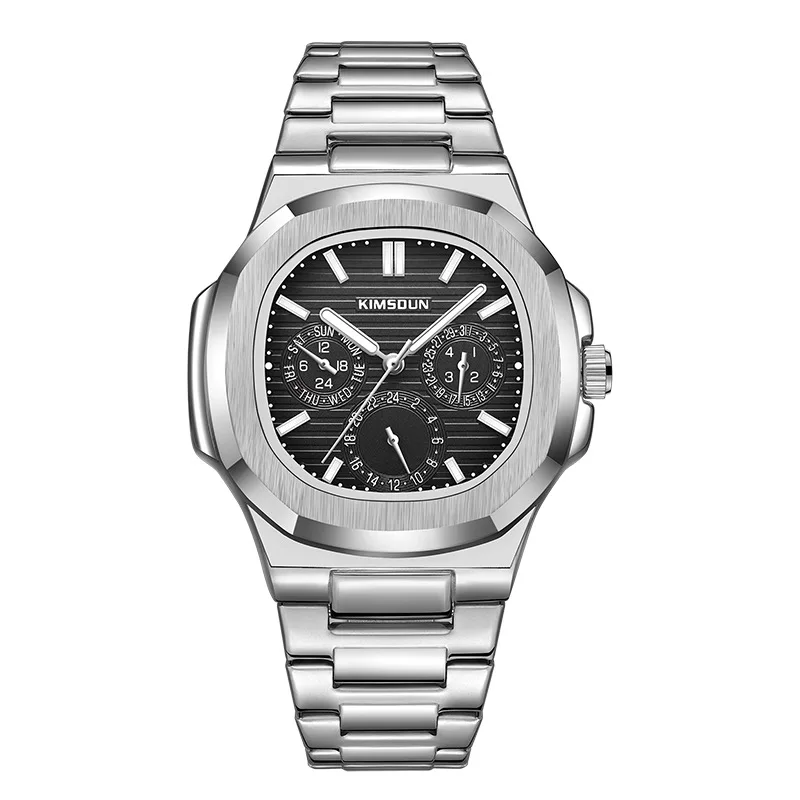 MAYZHISU Reloj de cuarzo de lujo para hombre de negocios, relojes clásicos Retro no automáticos para hombre, reloj de pulsera con fecha para hombre