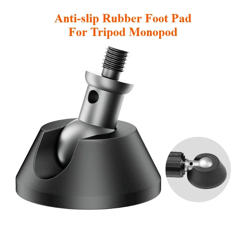 3pcs Universal Anti-slip Rubber Foot Pad Feet Spike for Tripod Monopod