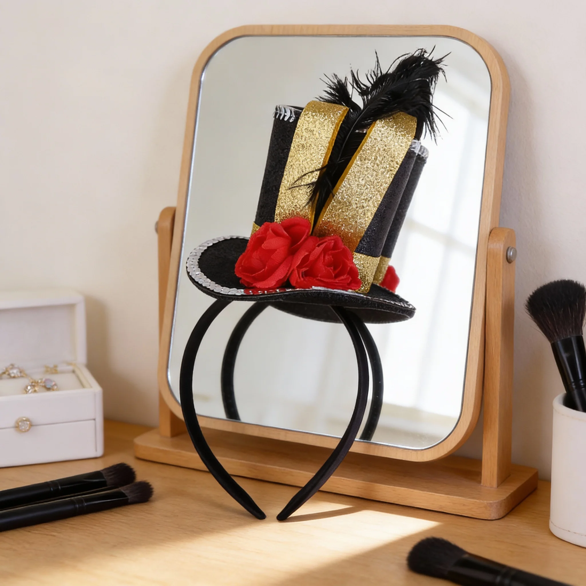 

Halloween Hair Mini Hat Headband Exquisite Lightweight Performance Hairband Party Festival Costume Accessories for Women