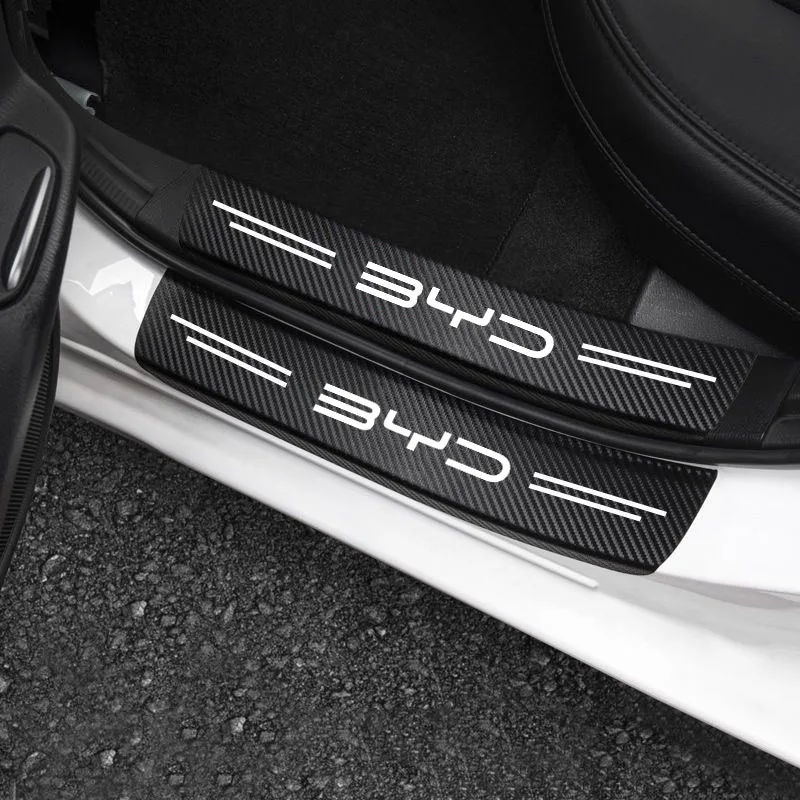 Sill pedal Rear Bumper Protection Stickers For BYD M6 G3 G5 T3 13 F3 F0 S6 S7 E5 E6 L3 tang yuan atto3 song Covers Accessories