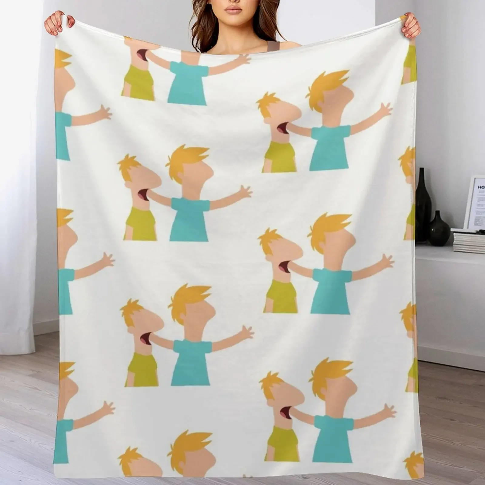 

Andy and Ollie Throw Blanket Hairys Plaid for sofa christmas decoration Blankets