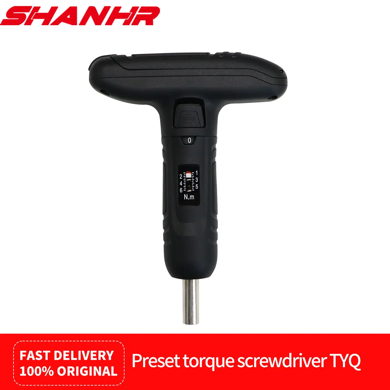 SHANHR Preset Torque Screwdriver Kit with 32pcs Bits,Adjustable Torque Driver Nylon Handle Click Alarm Built-in Bit Storage