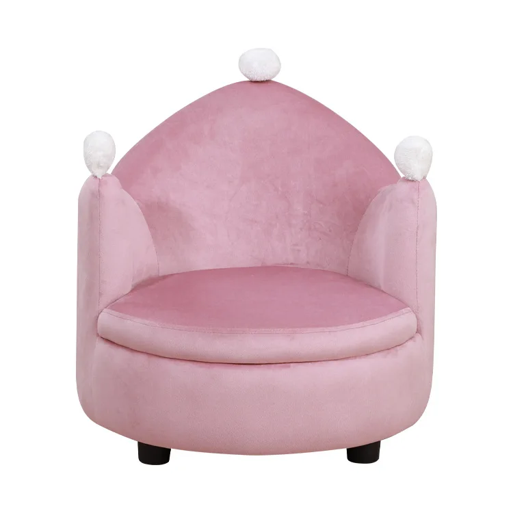 Fashion girl charming pink cartoon children bench school chair bedroom kindergarten baby furniture