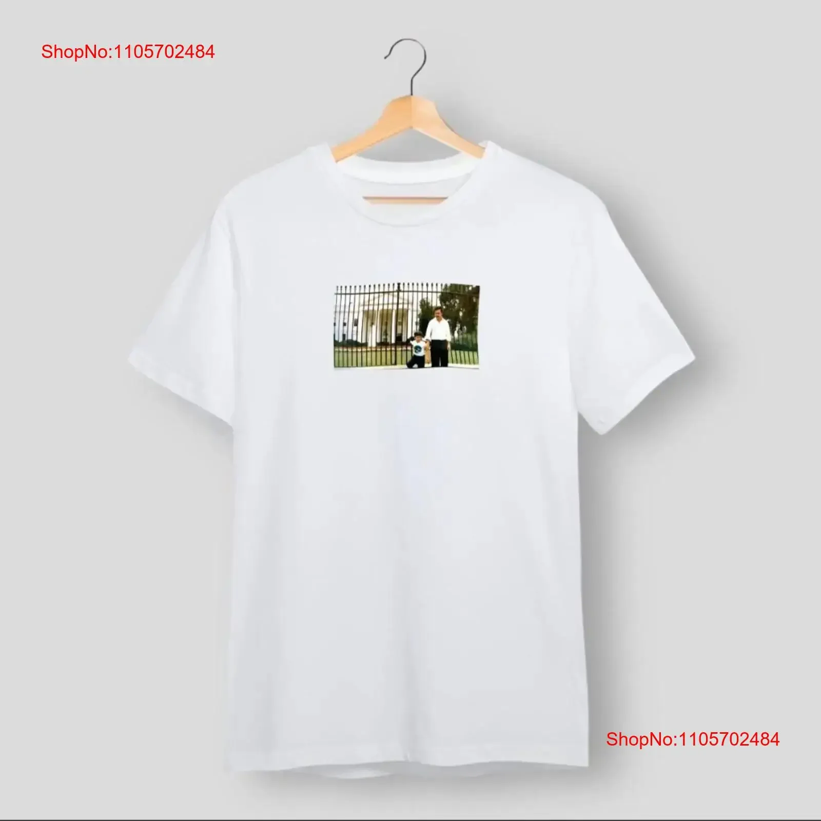 Pablo Escobar white house graphic T shirt in All sizes available vintage Washed Comfortable homme Stylish Soft