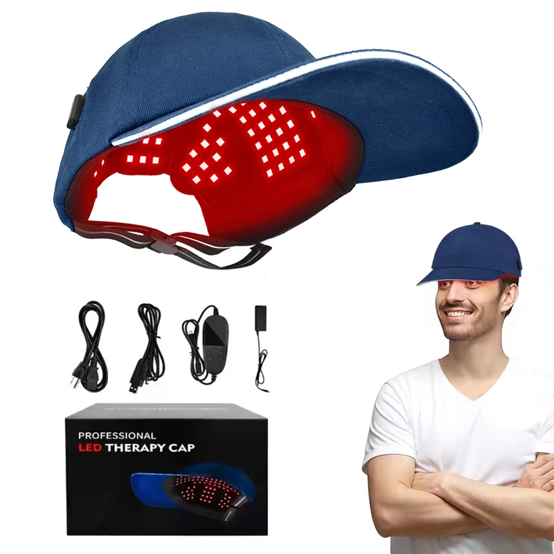 

Hair Anti-Loss Device Helmet Hat 630nm 850nm 940nm Led Therapy Cap Infrared Red Light Therapy Cap for Hair Regrowth Instrument