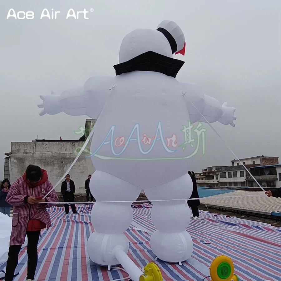 5m High Inflatable Stay Puft  Inflatable Marshmallow Model for Advertising Promotional